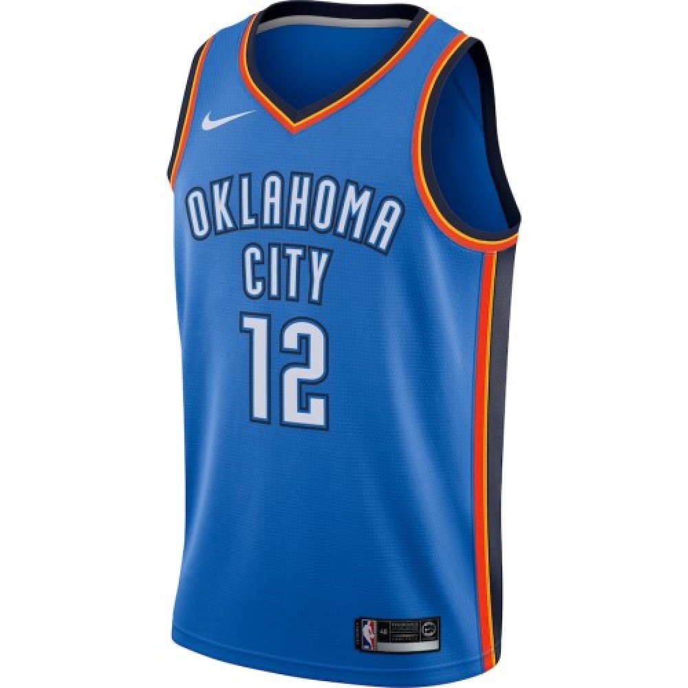 Men's Oklahoma City Thunder Steven Adams #12 Blue Swingman Jersey - Icon Edition-Pro Kit Vault | Brand New 26/27 Sports Jerseys